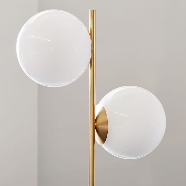Sphere & Stem 2-Light Floor Lamp thumbnail 3