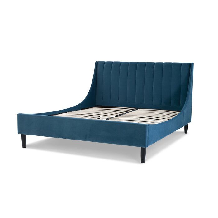 Ciceklic Tufted Upholstered Low Profile Platform Bed thumbnail 3