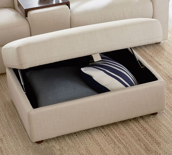 PB Ultra Lounge Sectional Storage Ottoman thumbnail 4