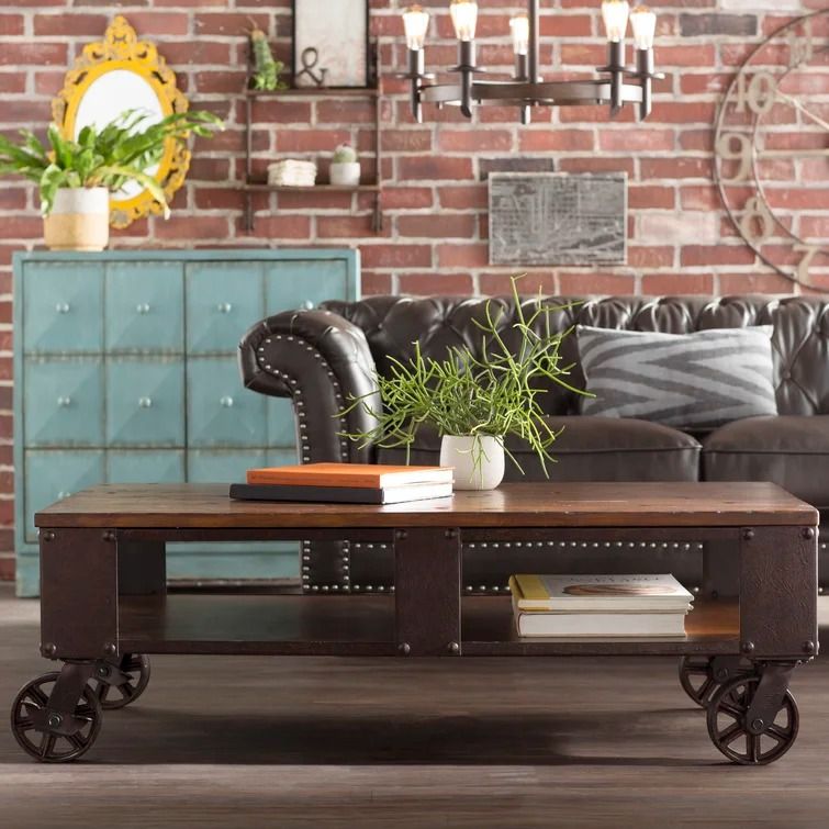 Beckfield Wheel Coffee Table thumbnail 2