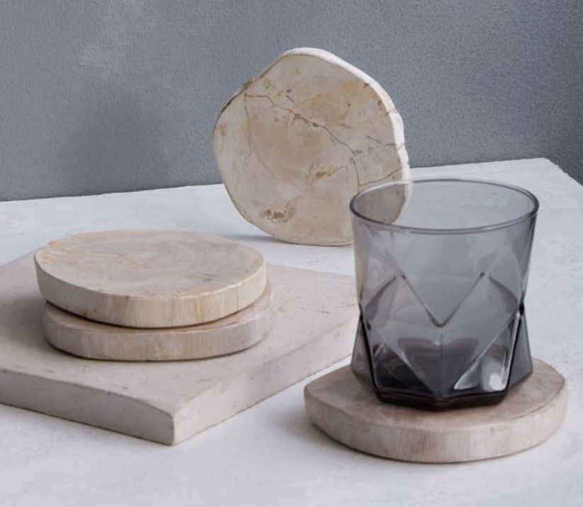 Petrified Wood Coasters thumbnail 2