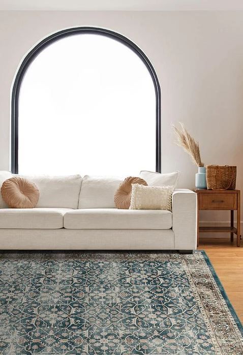 Celestine Teal Blue Rug-8'x10' thumbnail 2