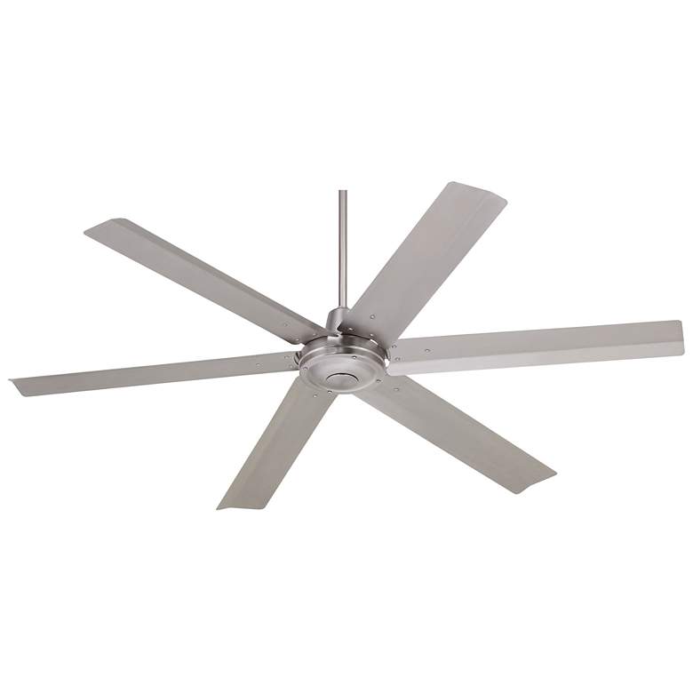 Turbina Max DC Brushed Nickel Damp Ceiling Fan thumbnail 3