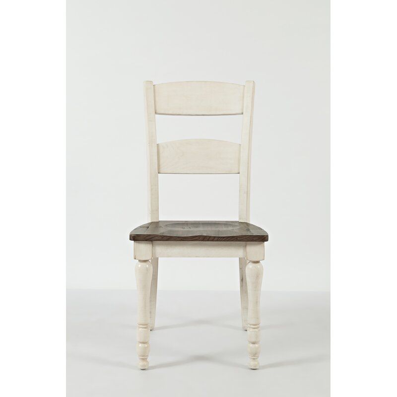 Westhoff Solid Wood Ladder Back Side Chair  thumbnail 3