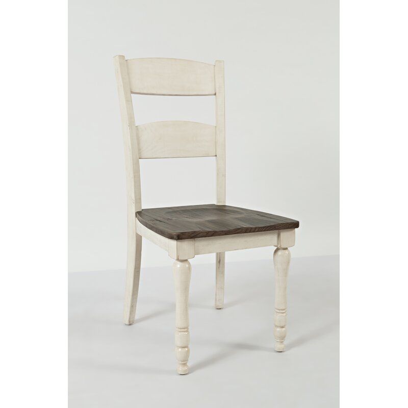 Westhoff Solid Wood Ladder Back Side Chair  thumbnail 4