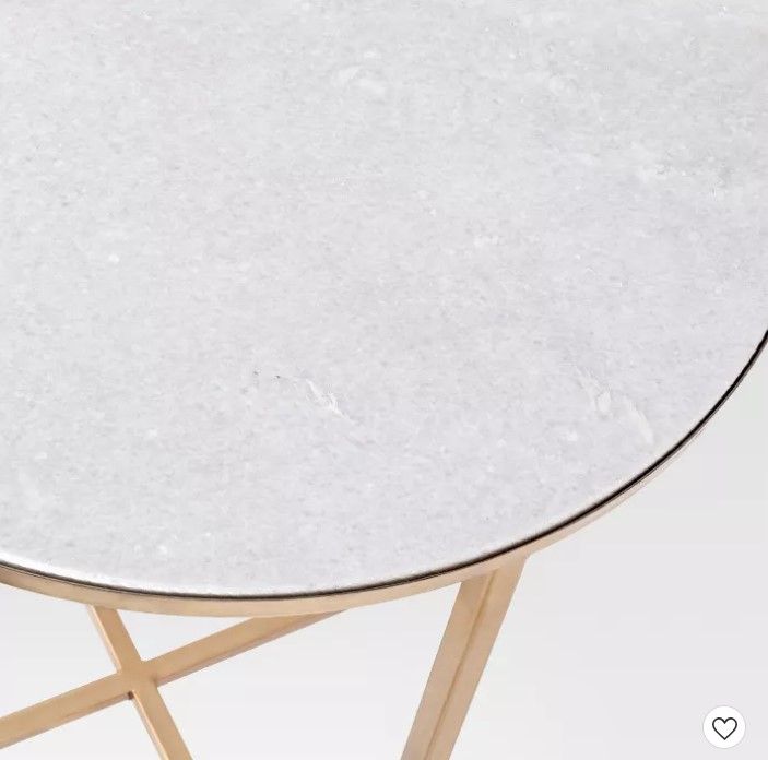 Marlton End Table Gold Threshold thumbnail 2