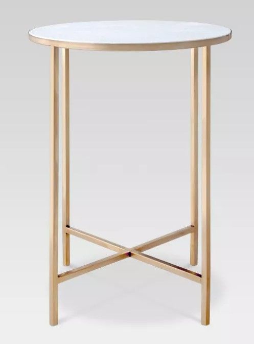 Marlton End Table Gold Threshold thumbnail 3