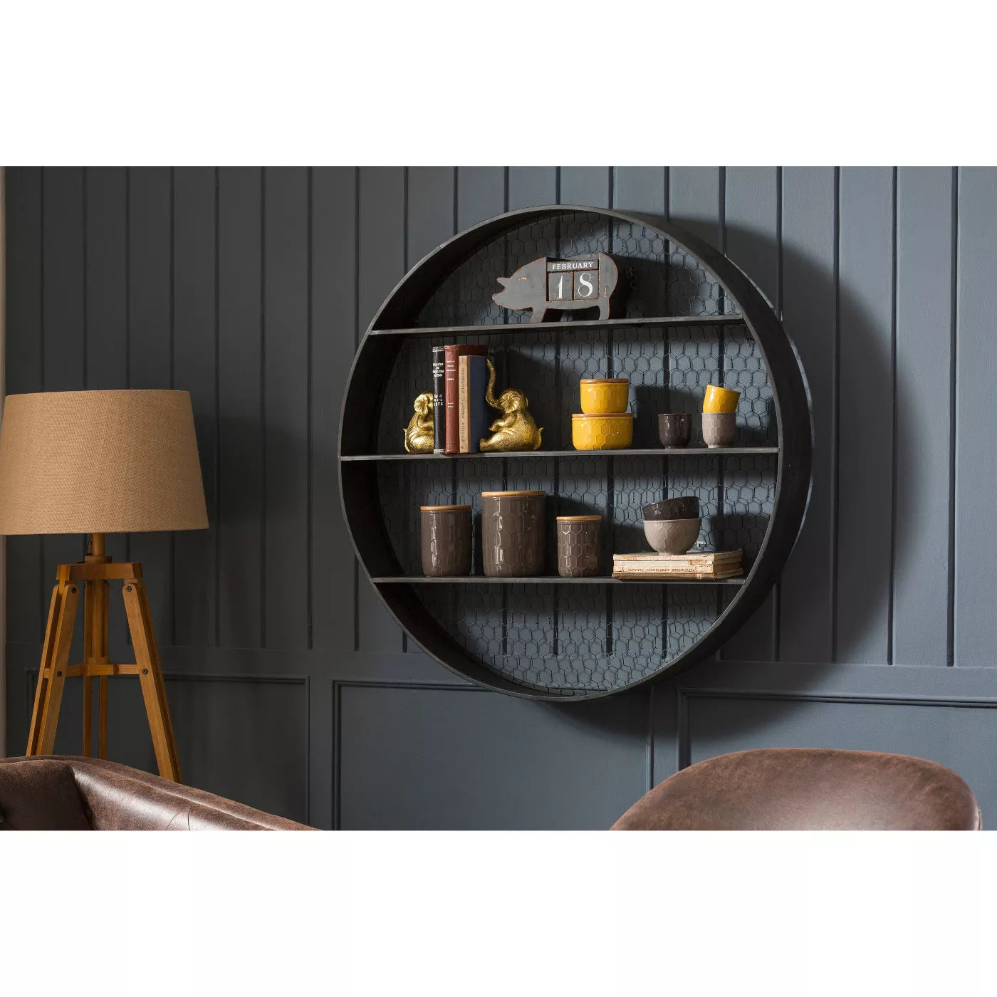 Round Metal Shelf  thumbnail 2