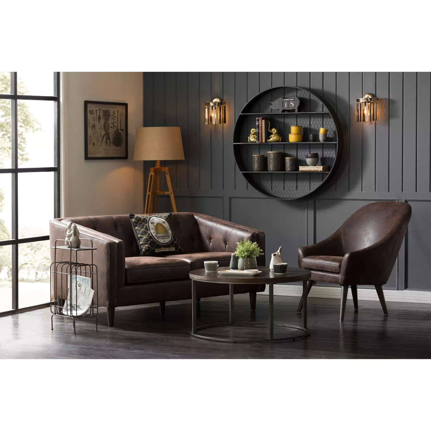 Round Metal Shelf  thumbnail 3