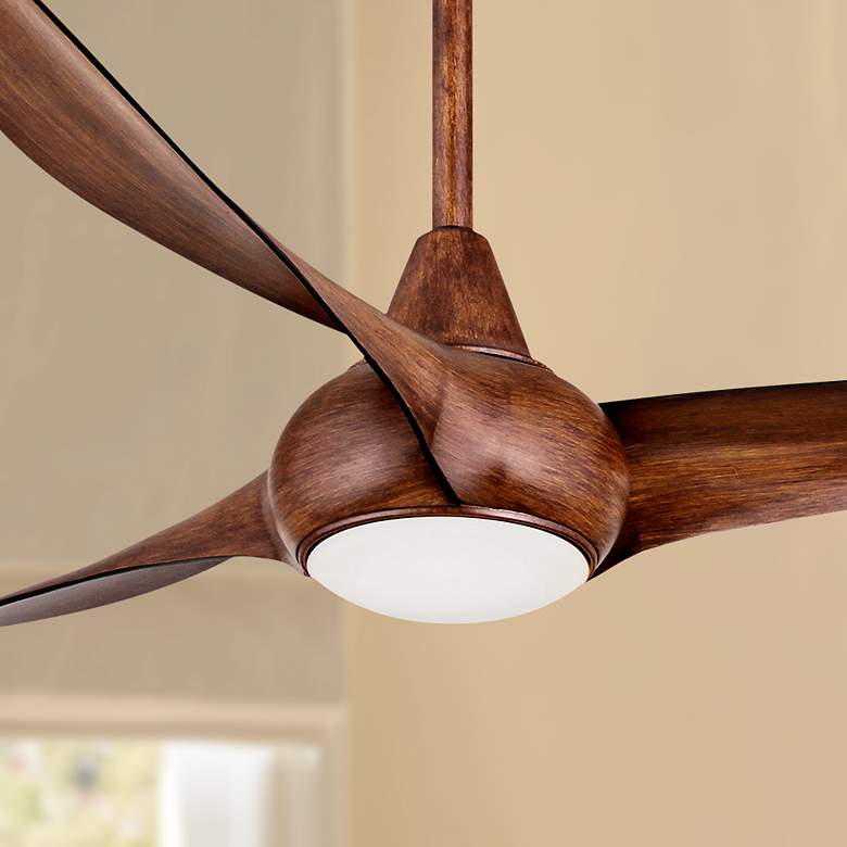 52 Minka Aire Light Wave Distressed Koa Ceiling Fan thumbnail 2