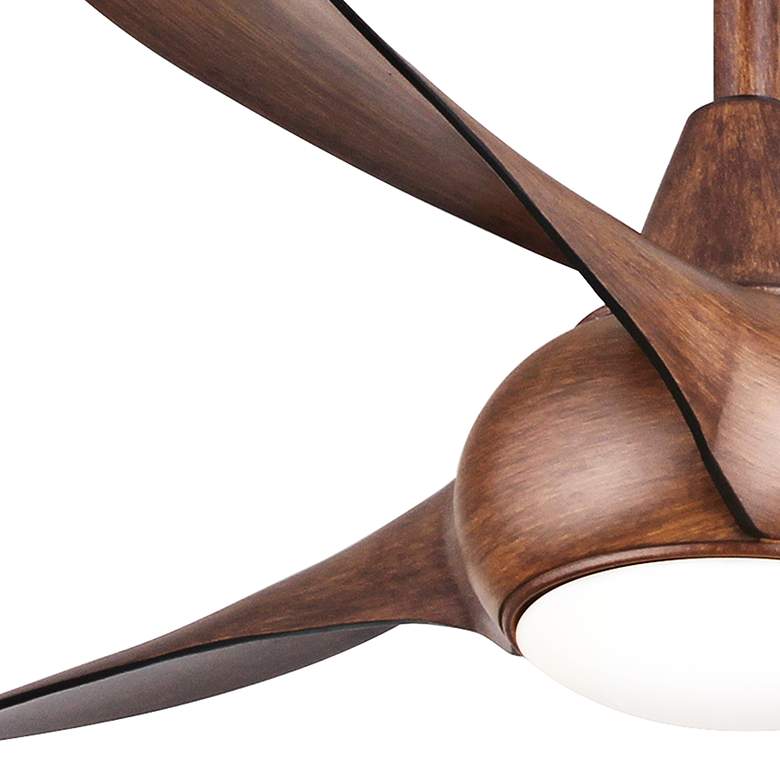 52 Minka Aire Light Wave Distressed Koa Ceiling Fan thumbnail 3