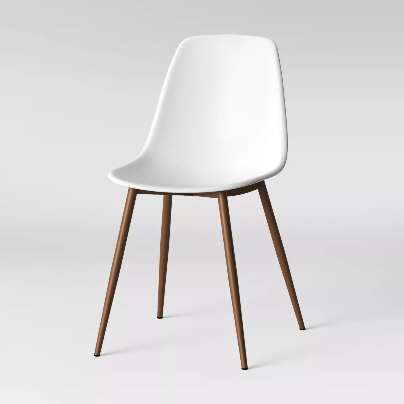 Copley Plastic Dining Chair White  thumbnail 2