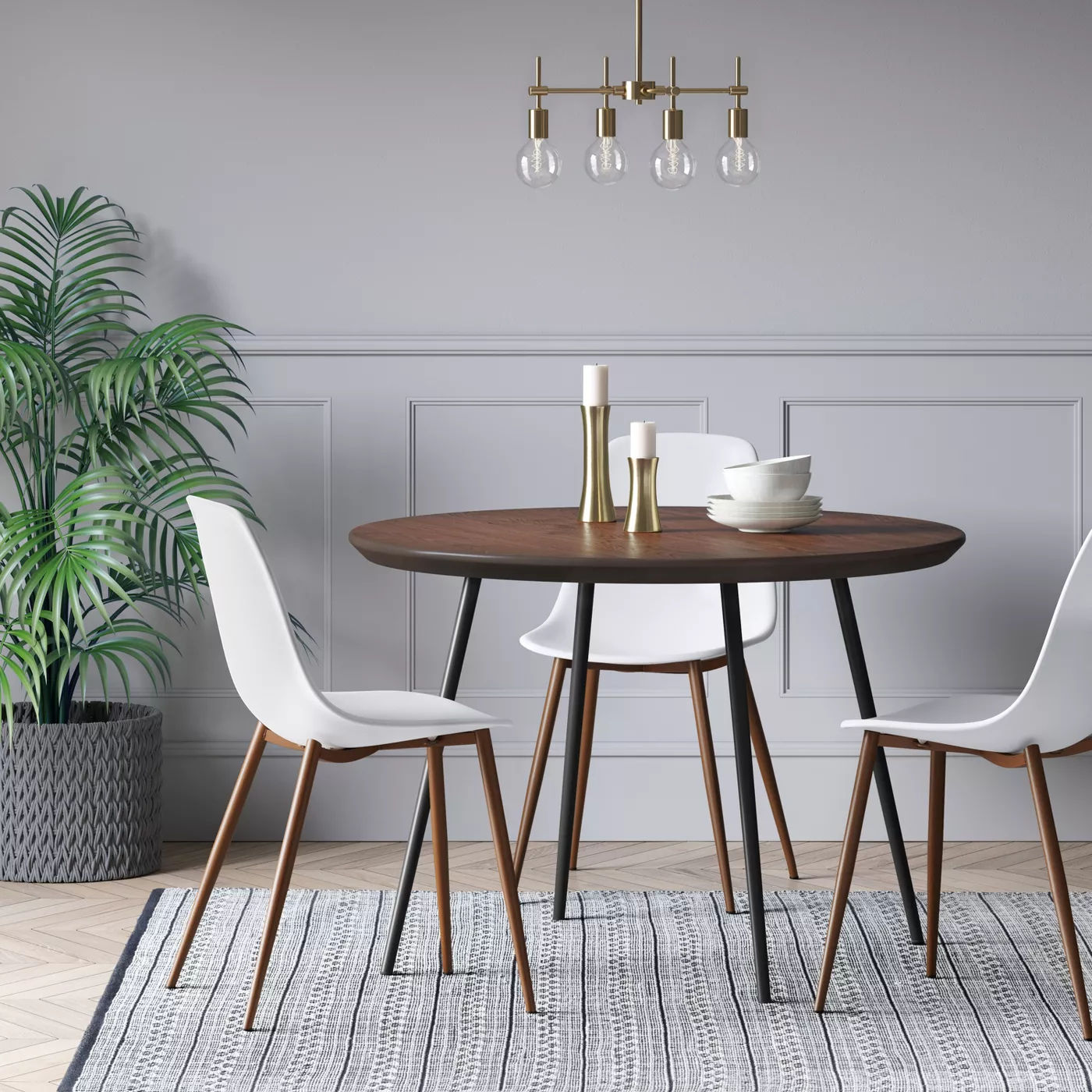 Copley Plastic Dining Chair White  thumbnail 7