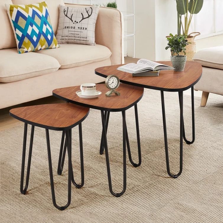Union Rustic Nesting Coffee Tables Small thumbnail 2