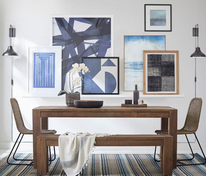 Framed Patchwork Textile Wall Art thumbnail 3