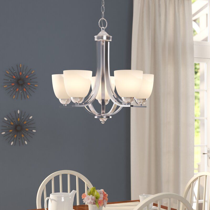 Hayden 5 Light Shaded Classic Traditional Chandelier thumbnail 2