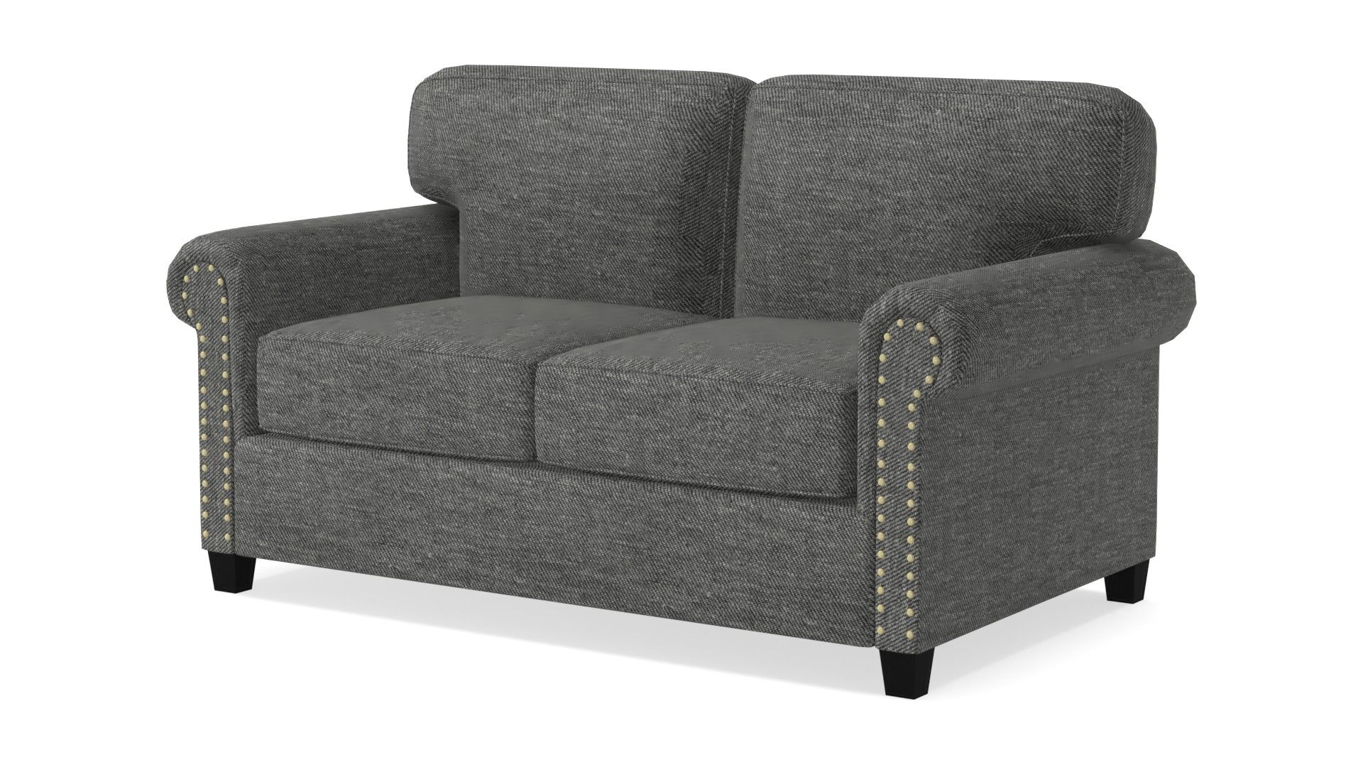Agleno Charcoal Loveseat thumbnail 3