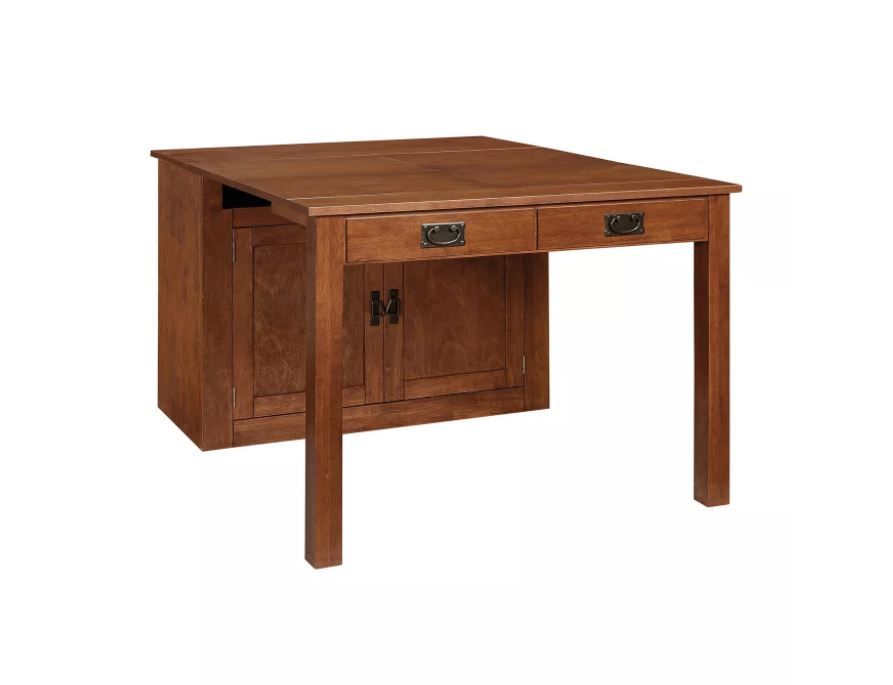Expanding Cabinet Table Cherry Stakmore thumbnail 4