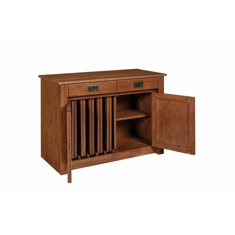 Expanding Cabinet Table Cherry Stakmore thumbnail 6