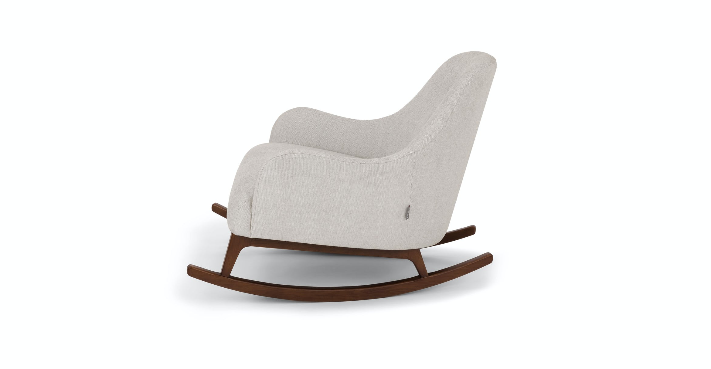 Embrace Coconut White Rocking Chair thumbnail 3