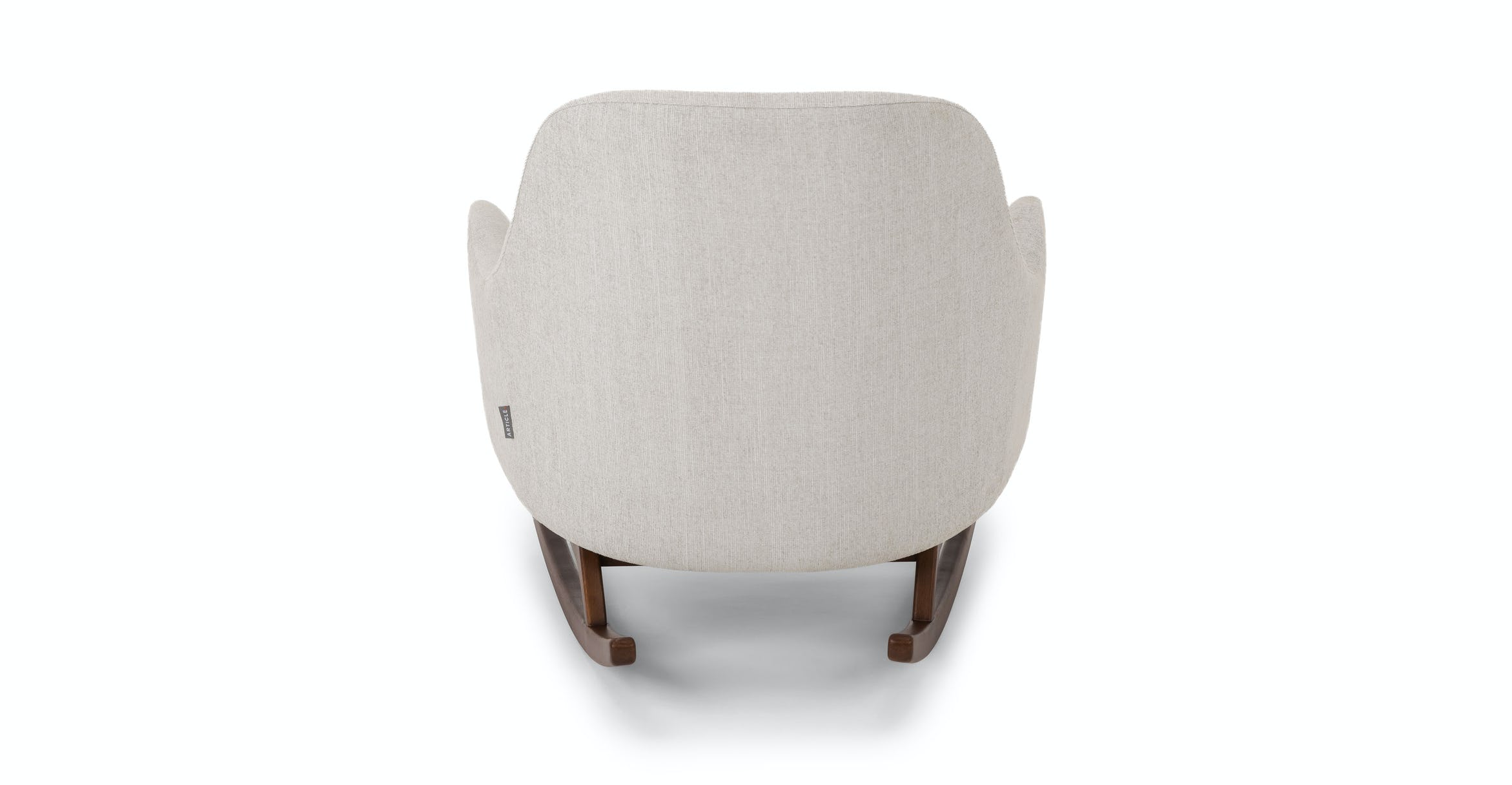 Embrace Coconut White Rocking Chair thumbnail 4