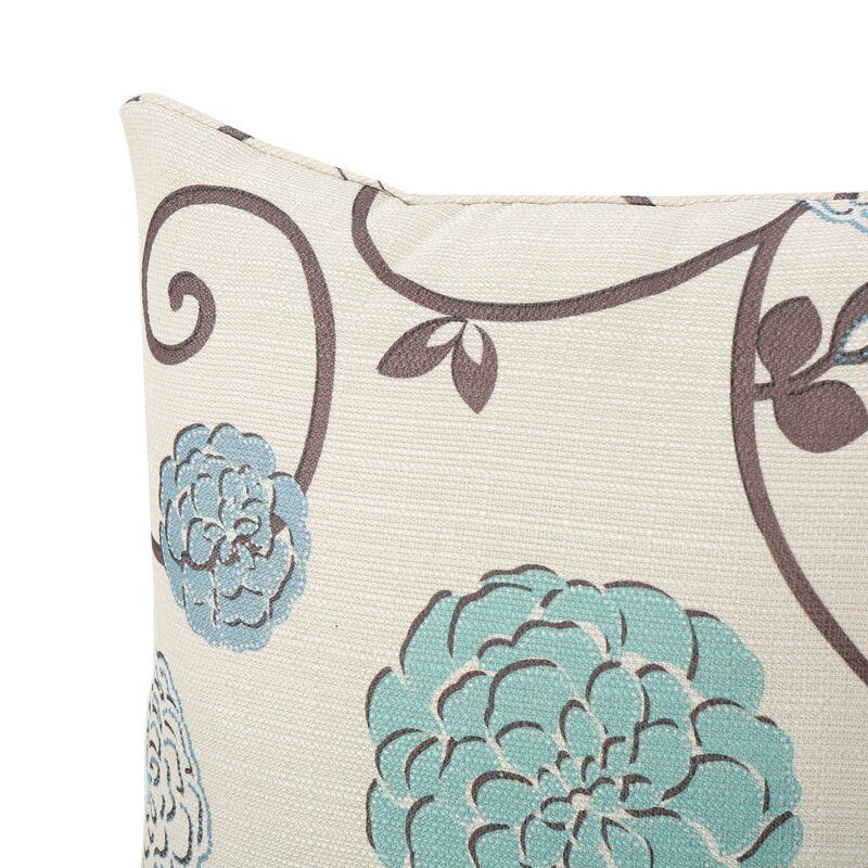 Rydel Floral Throw Pillow With Insert-15"x15" thumbnail 2