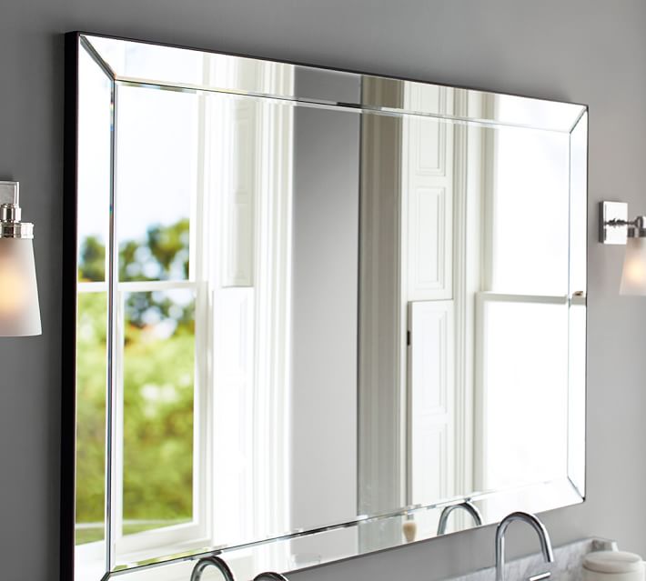 Astor Double Wide Rectangular Mirror thumbnail 2