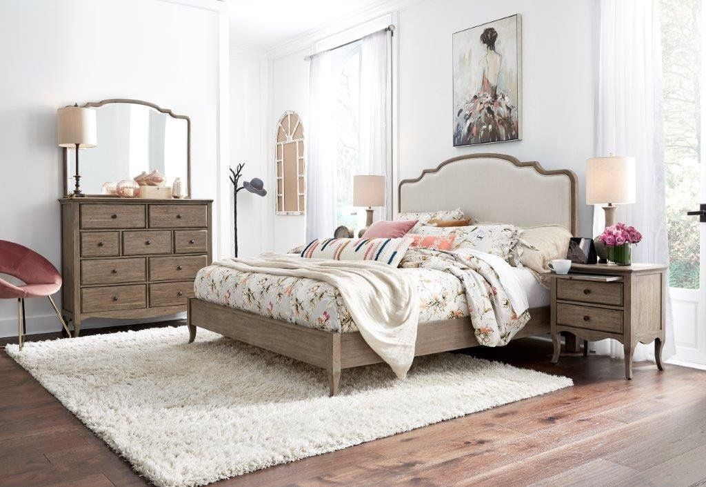 Clearance Traditional Oat Beige Bed-King thumbnail 2