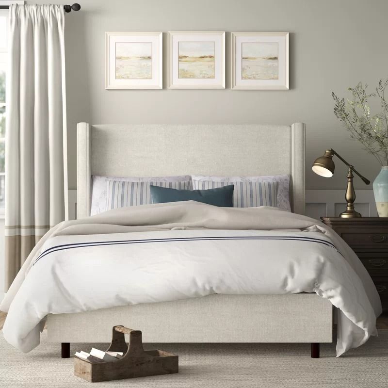 Hanson Upholstered Low Profile Standard Bed - California King thumbnail 2