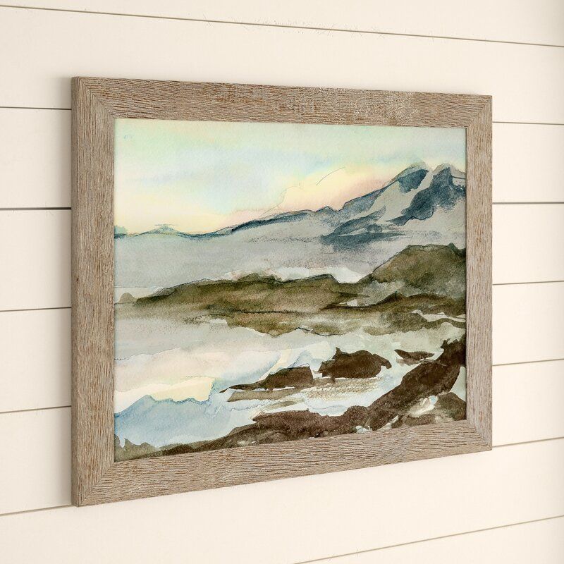 Landscape Watercolor Picture Frame Painting thumbnail 2
