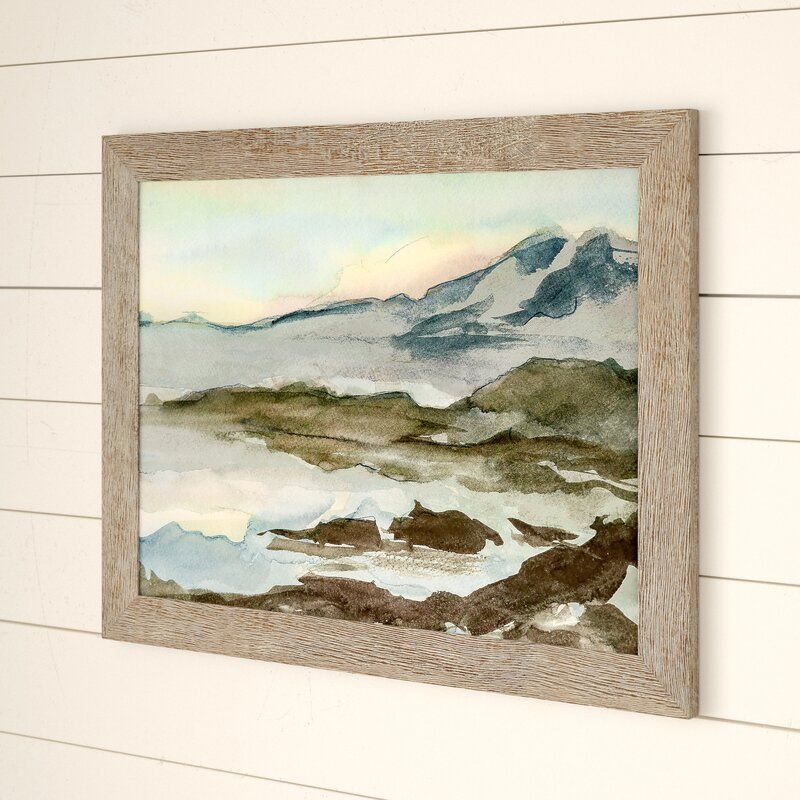 Landscape Watercolor Picture Frame Painting thumbnail 3