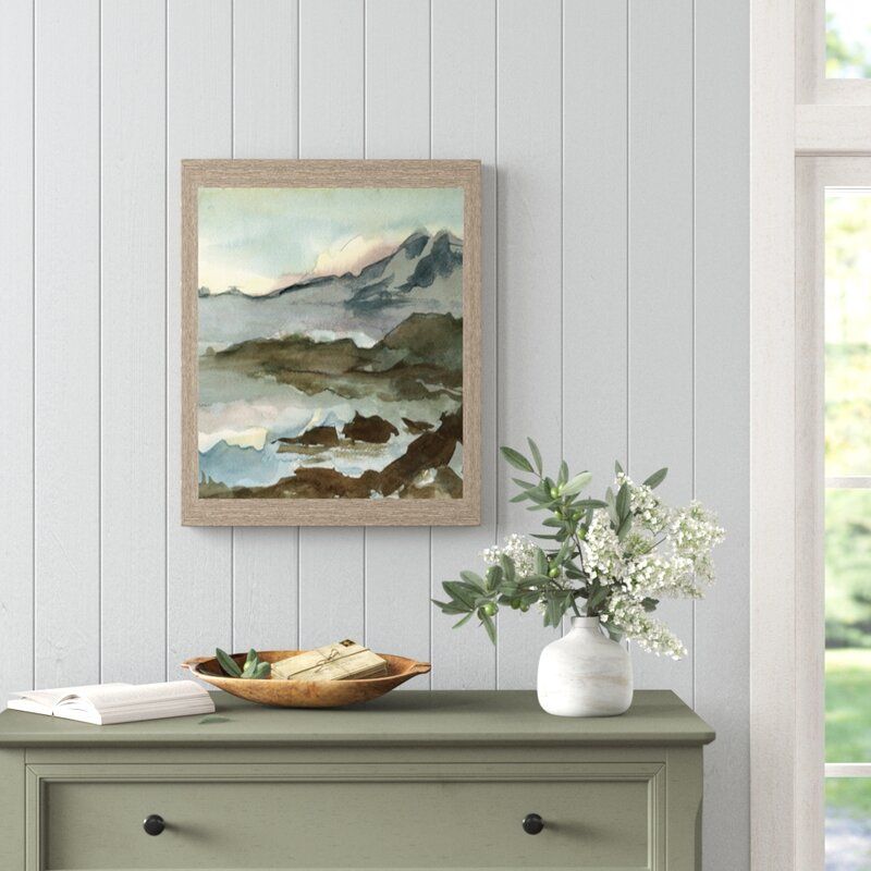 Landscape Watercolor Picture Frame Painting thumbnail 4