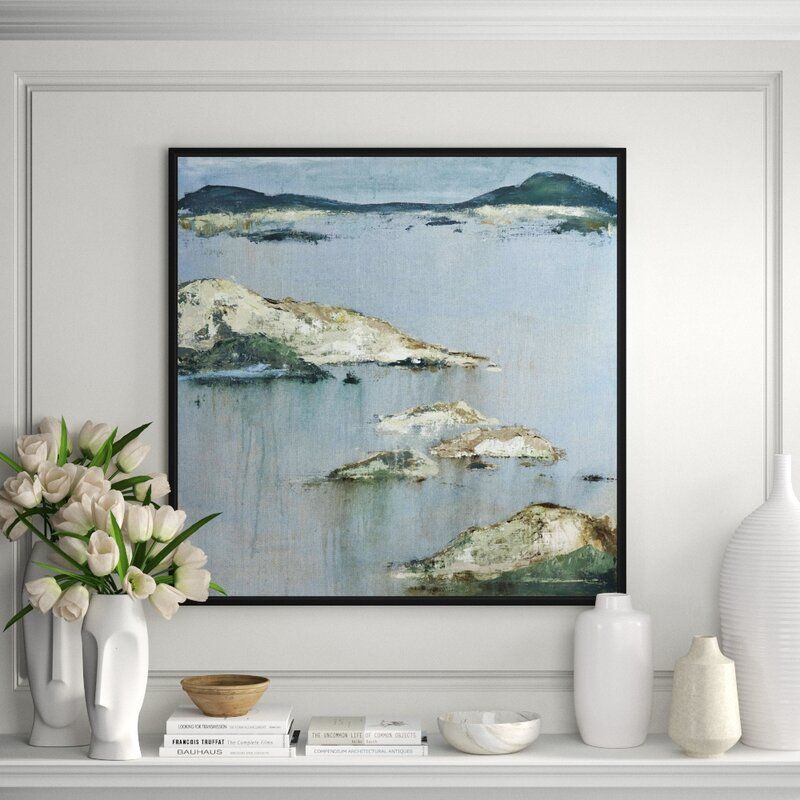 Coastal View 4 Framed Print on Canvas thumbnail 2