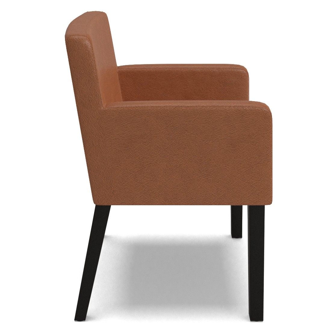Classic Leather Dining Chair and Armchair thumbnail 2