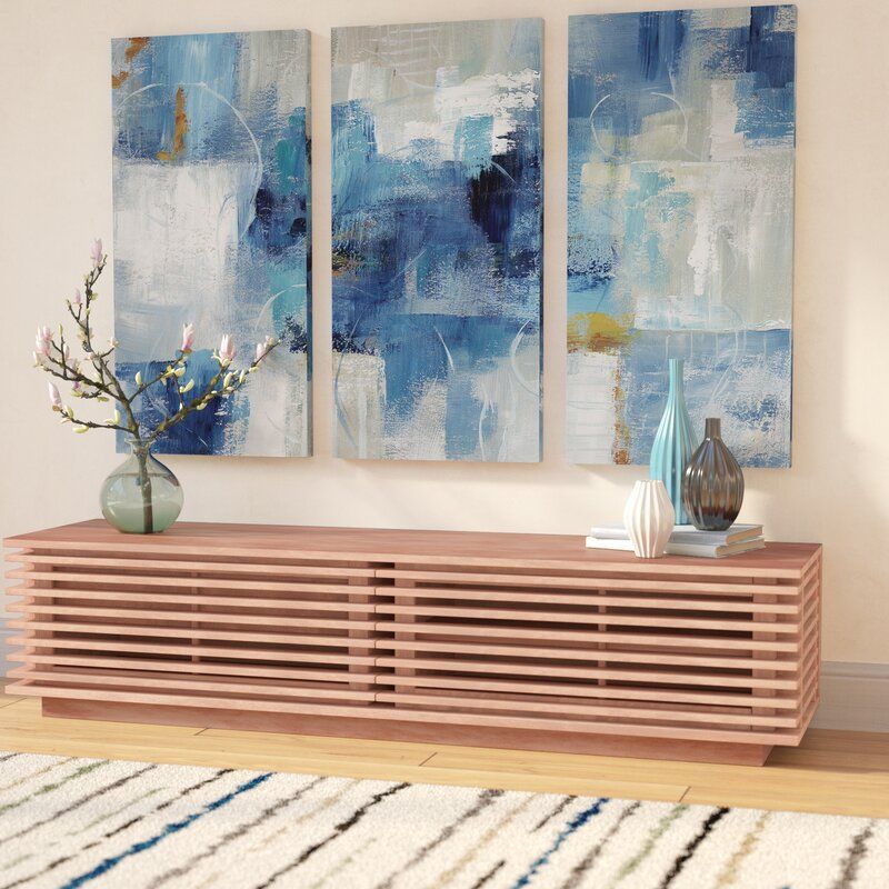 Blue Morning 3 Piece Canvas Multi Image Print thumbnail 3