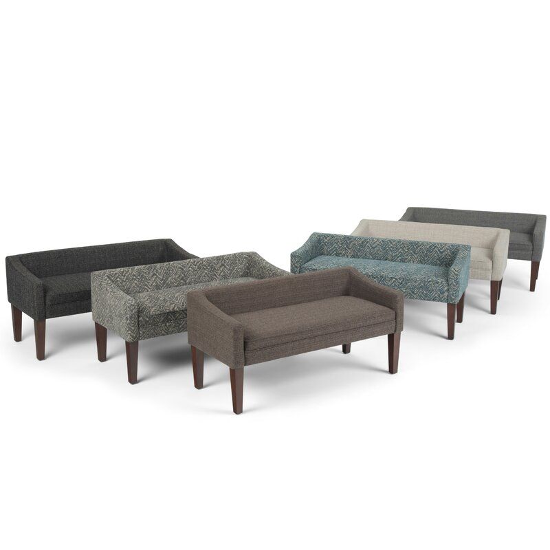 Batty Upholstered Bench thumbnail 2