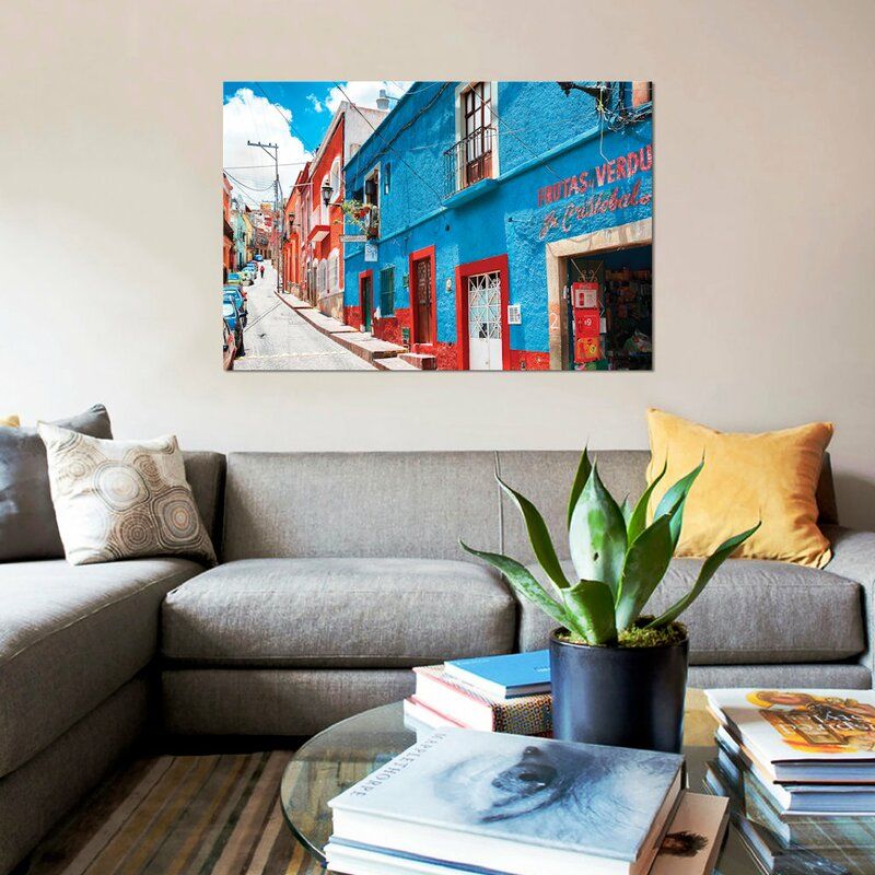 ¡Viva Mexico! Series Colorful Street Photographic Print on Canvas thumbnail 2