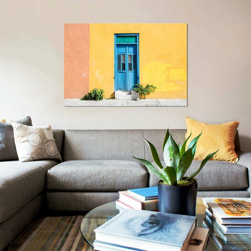 Viva Mexico Series Colorful Street Wall Photographic Print on Canvas thumbnail 2