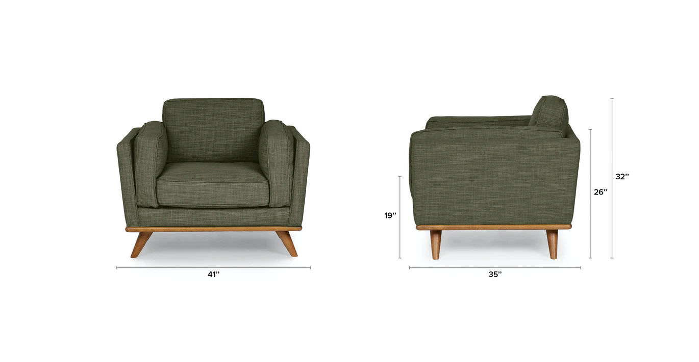 Timber Olio Green Chair thumbnail 6