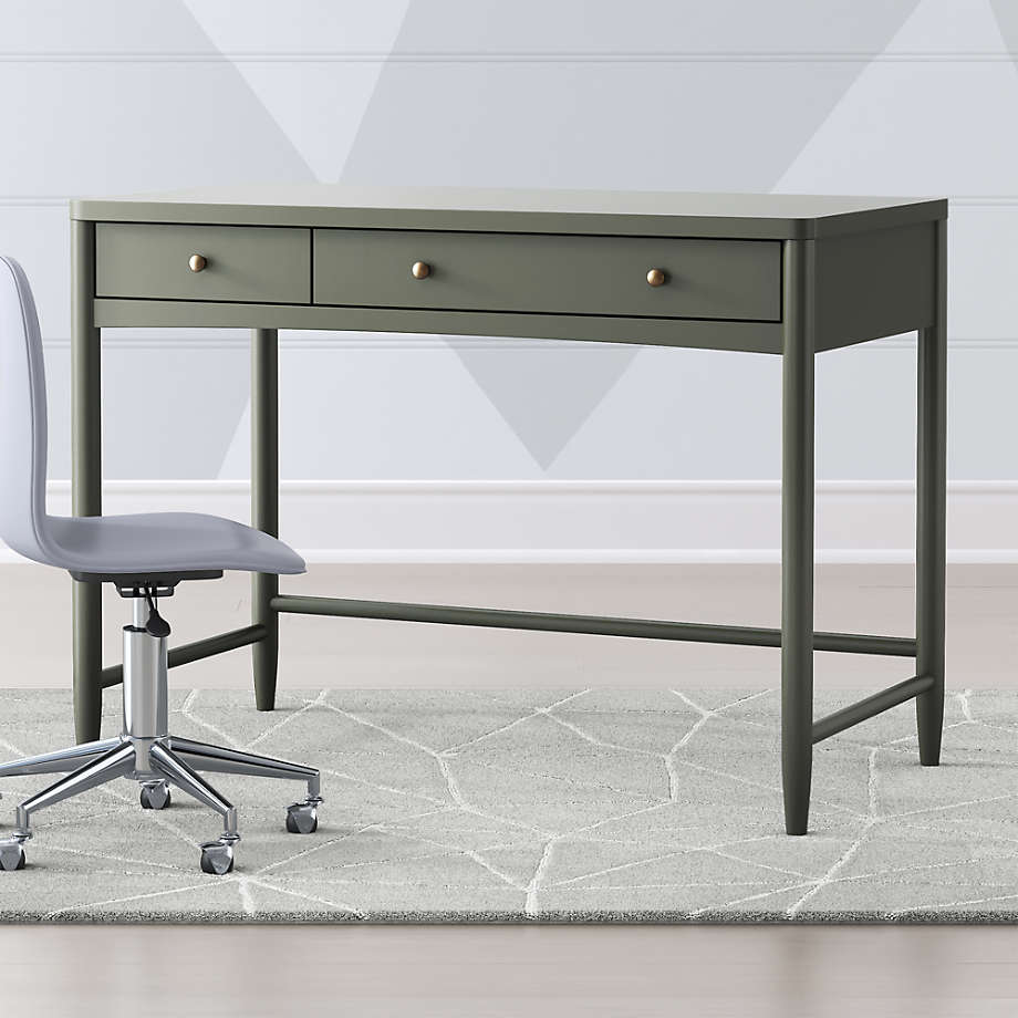 Hampshire Olive Green Kids Desk thumbnail 2
