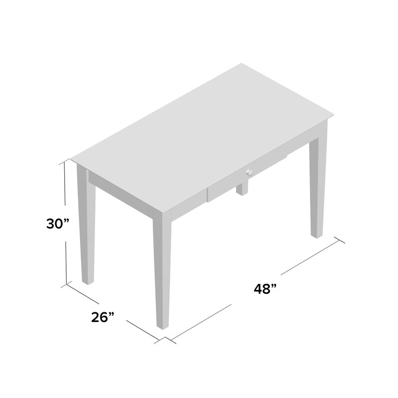 Lynn Solid Wood Desk thumbnail 5