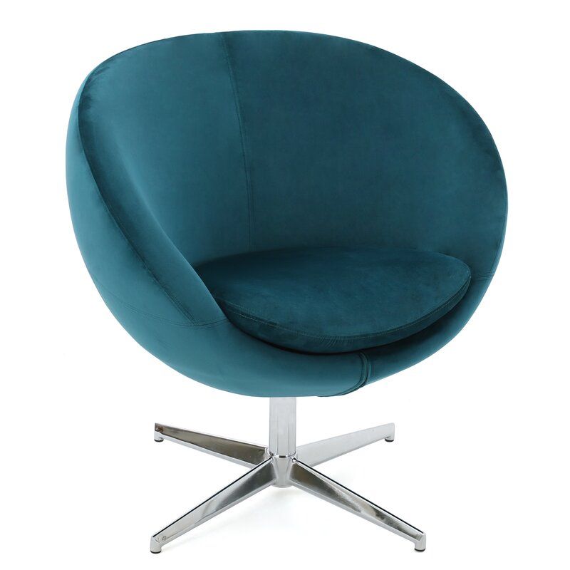 Ted Swivel Barrel Chair thumbnail 2