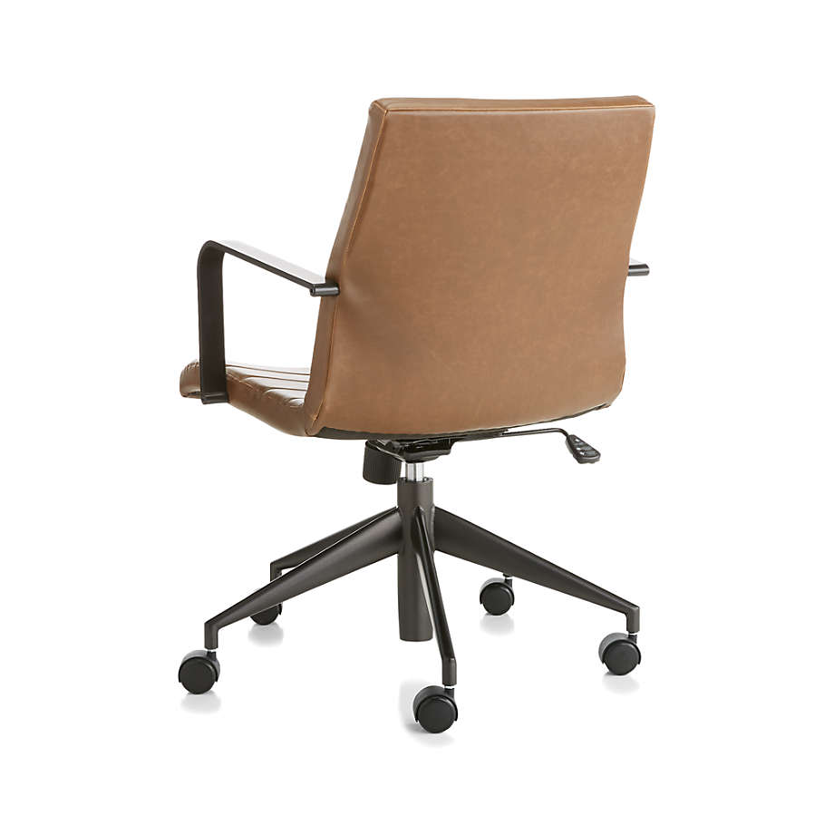 Graham Brown Leather Desk Chair thumbnail 5
