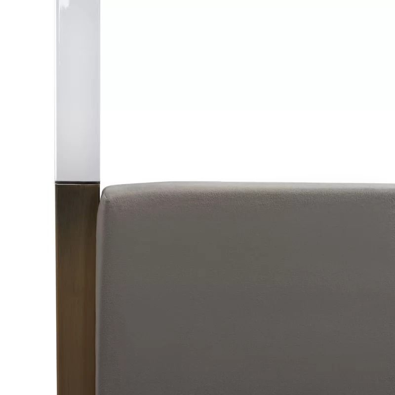 Bowdoin Upholstered Low Profile Canopy Bed-King thumbnail 7