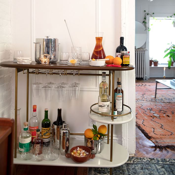 Tiered Bar Console Parchment thumbnail 3