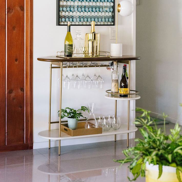 Tiered Bar Console Parchment thumbnail 4