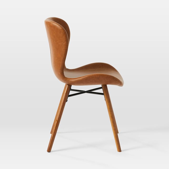 Uma Faux Leather Dining Chair Set of 2 thumbnail 2