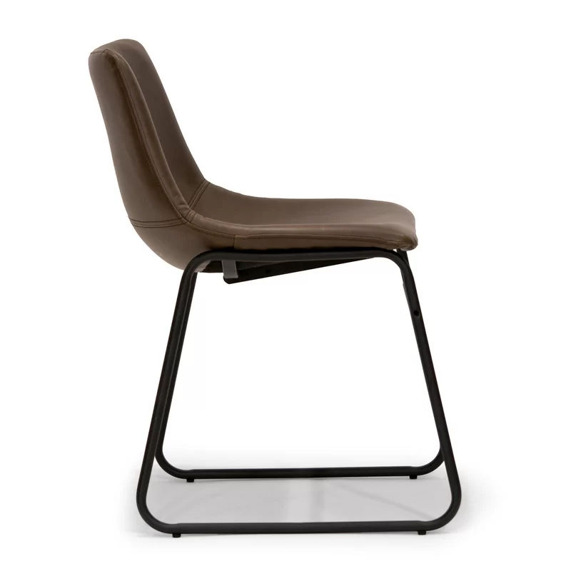 Carmelita Solid Back Side Chair (Set of 2) thumbnail 4