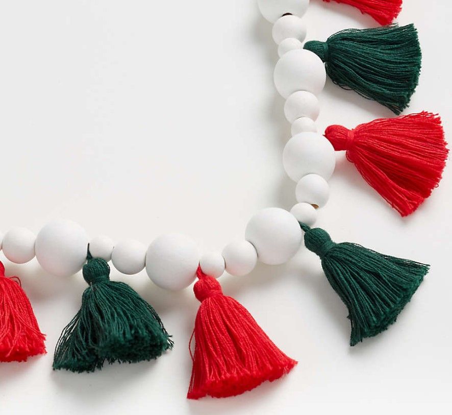 Wood Bead Tassel Garland thumbnail 2