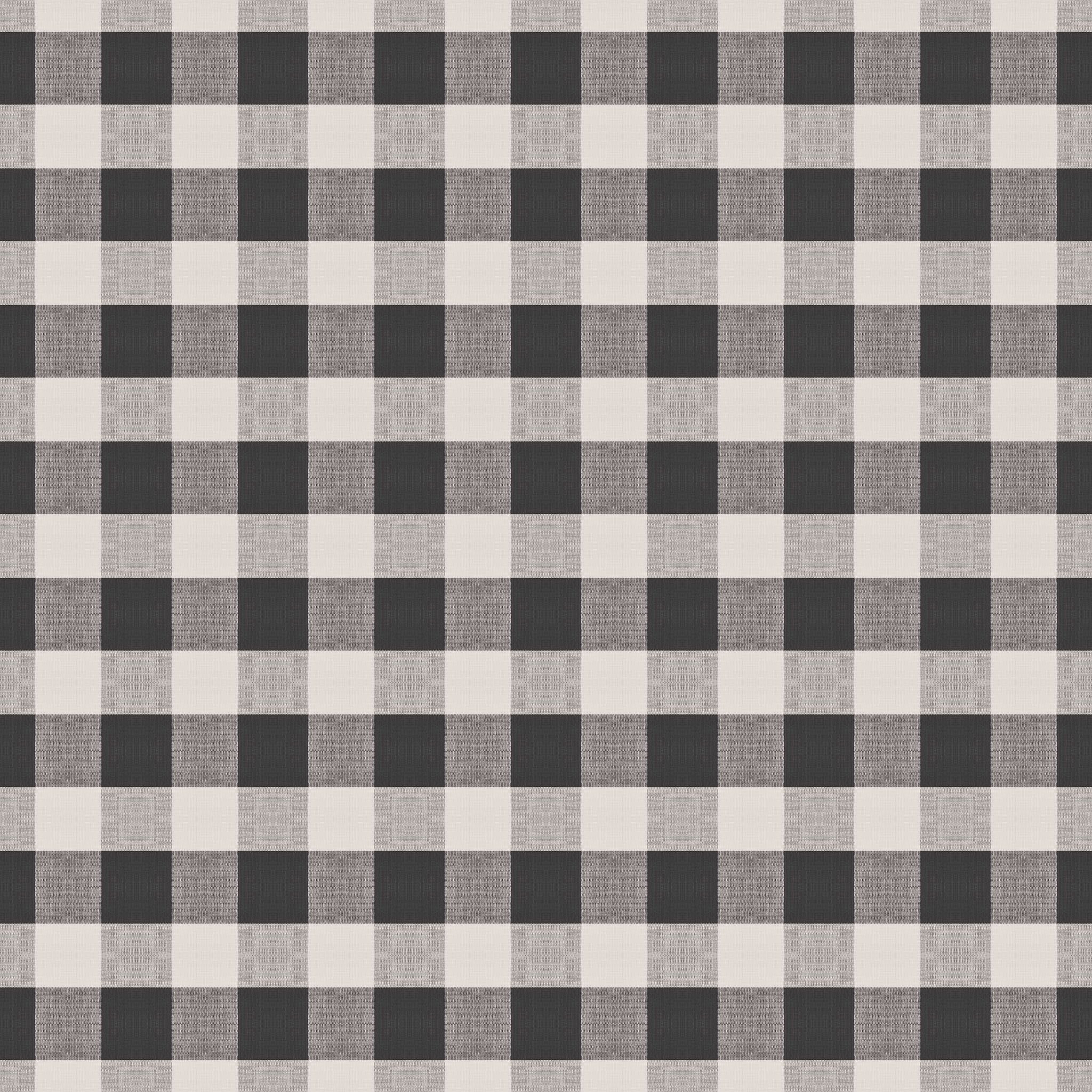 Chambray Bryce Buffalo Check Cotton Duvet Cover - Full/Queen thumbnail 2